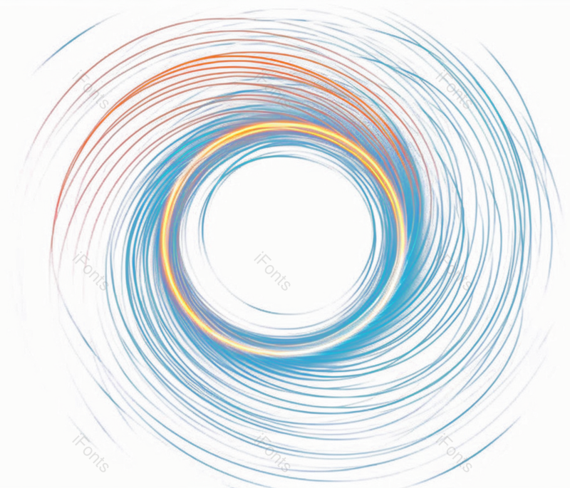 光效图片,科技元素,光圈PNG,圆圈免抠素材